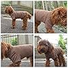 Lovelonglong Pet Clothing Dog Costumes Basic Blank T-Shirt Tee Shirts for Small Dogs Coffee L #5