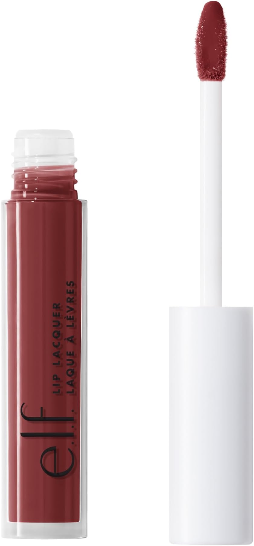 Lip Lacquer, Nourishing, Non-Sticky Ultra-Shine Lip Gloss With Sheer Color, Infused With Vitamins A & E, Vegan & Cruelty-Free, Black Cherry