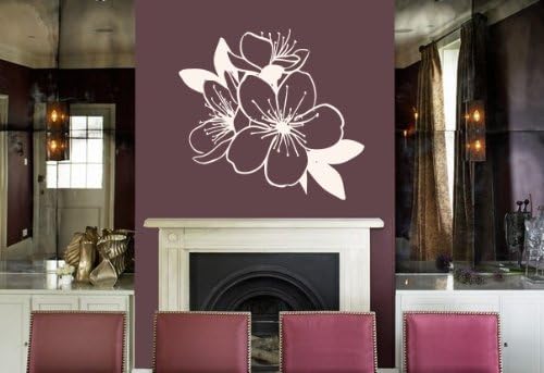 Housewares Vinyl Decal Beautiful Flowers Home Wall Art Decor Removable Stylish Sticker Mural Unique Design for Baby Boy Nursery Room Fast Shipping 86