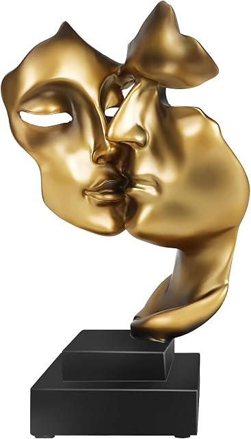 Hopeful Figure Sculpture Of Couple In Love Means Eternal Love For Each Other Suitable For Living Room, Study, Office, Bedroom, Etc.