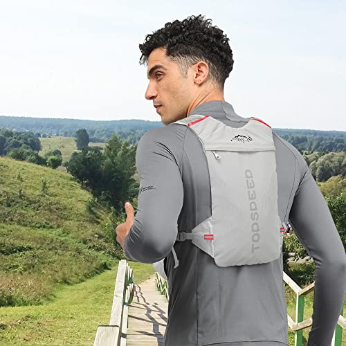 Image of INOXTO Running Hydration Vest Backpack,Lightweight Insulated Pack with 1.5L Water Bladder Bag Daypack for Trail Hiking Running Cycling Race Marathon for Women Men