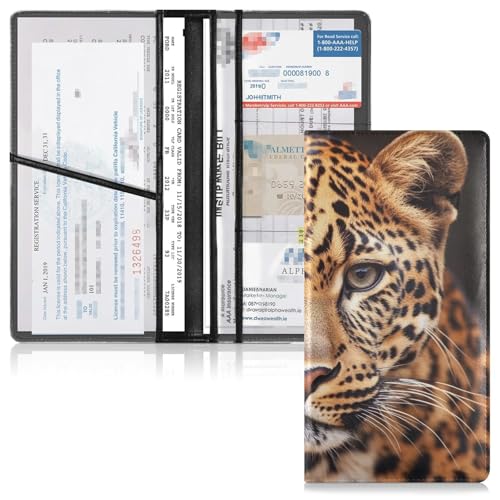 Organizador de Documentos para Auto Piel PU miniatura 2