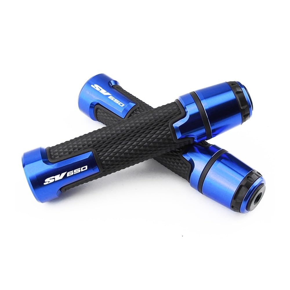 Poignées de guidon de moto Suzuki SV650 2017-2021 antidérapantes 7/8"