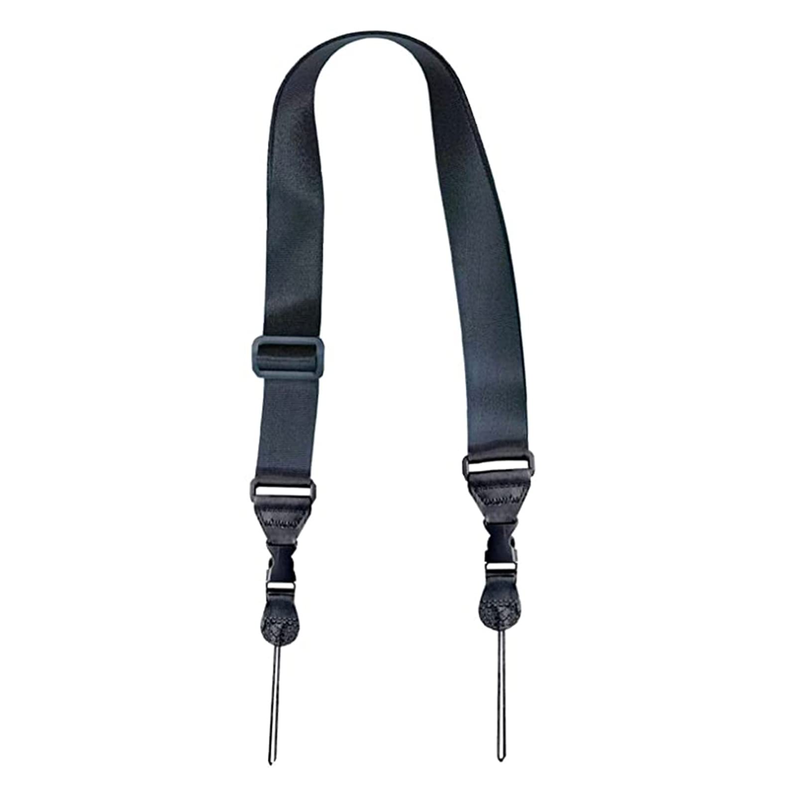 Schwarzer Verstellbarer Schultergurt Aus Nylon - 150 Cm, 3,2 Cm Breit - Ersatzriemen Für Kamera, Laptop, Tasche