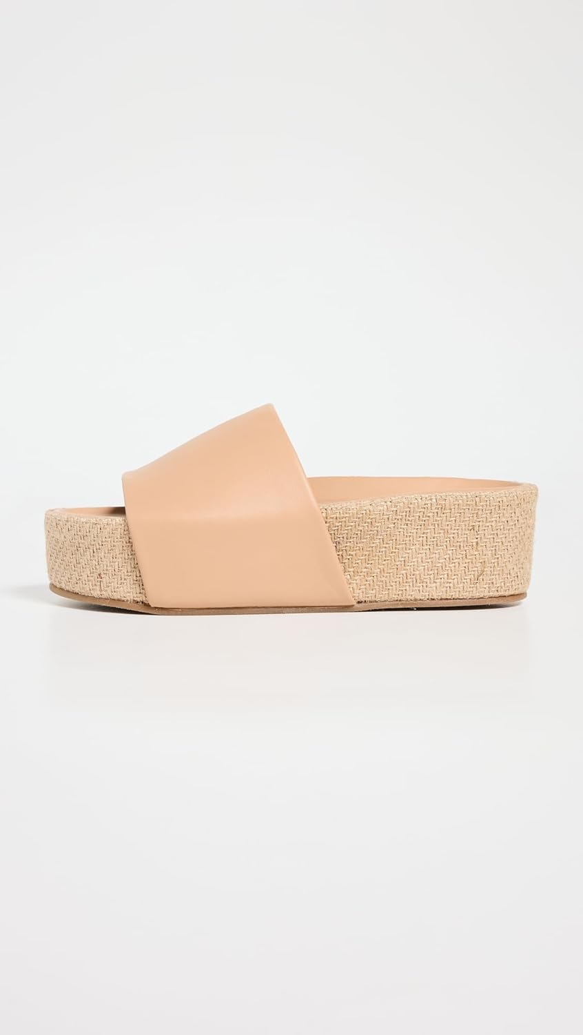 BEEK Women's Albatross Jute Platform Slides, Beach, 11 Medium US - Image 5