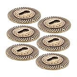 Large application : les cache-trous de serrure peuvent être utilisés pour décorer des meubles anciens, comme des armoires, des commodes, des tiroirs, des placards, etc., des plaques d'insertion de trou de serrure, des cache-vis