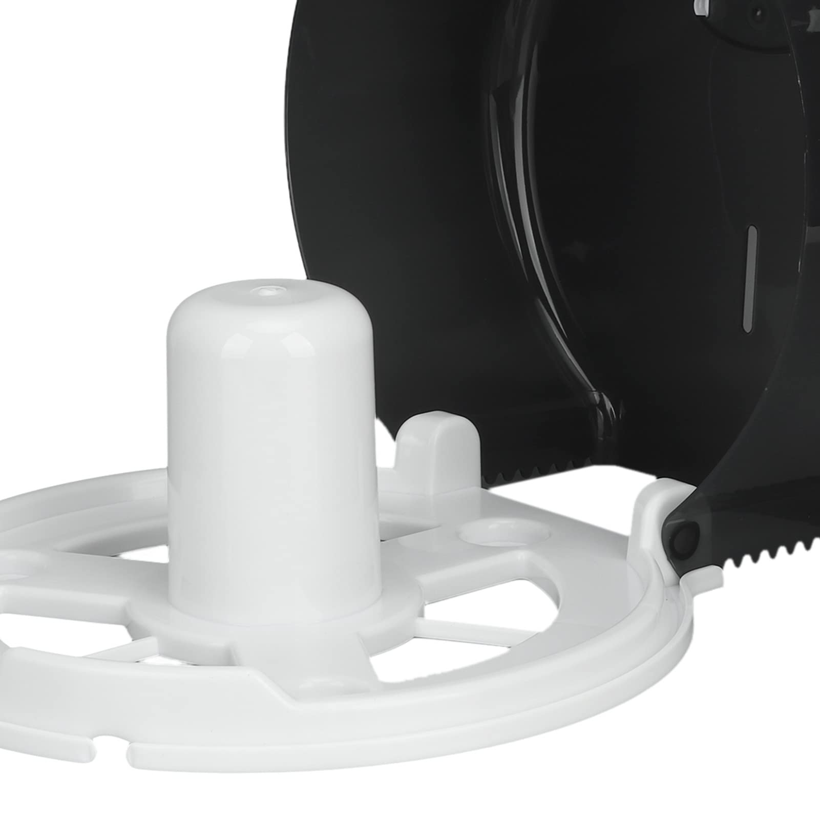 Distributeur de papier toilette en rouleau unique, matériau ABS, transparent avec fenêtre creuse, pour hôtel, salle de sport, salle de bain