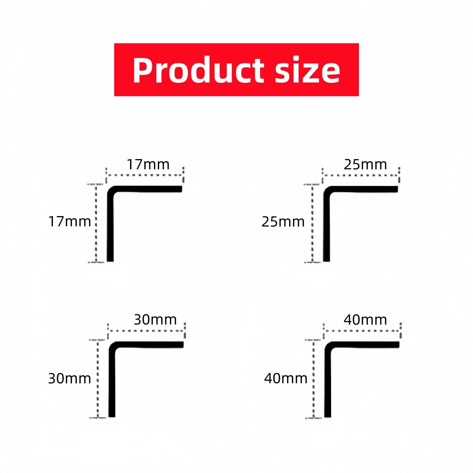 Paraspigoli in PVC per pareti, 100 cm, 3 pezzi, profilo angolare facile da montare per evitare danni per la protezione di pareti e pavimenti in case, uffici e spazi commerciali (stile 12,25 mm