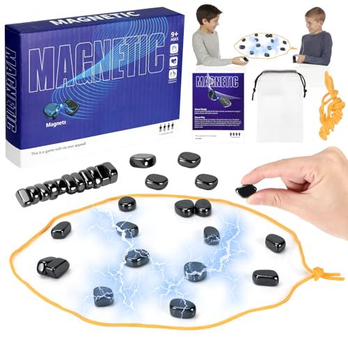 Farekass Juego de ajedrez magnético, Juego de Mesa Damas Juego magnetico Educativo, Juego imanes Tablero de ajedrez portátil, Magnetic Chess Game para Fiestas Familiares y Amigos Fiesta Viaje