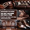 STARTSO WORLD Leather Recoloring Balm, Black Leather Repair Kit for Furniture, Leather Dye, Leather Color Restorer for Couches, Leather Couch Paint | Repair, Restore Faded & Scratched Leather