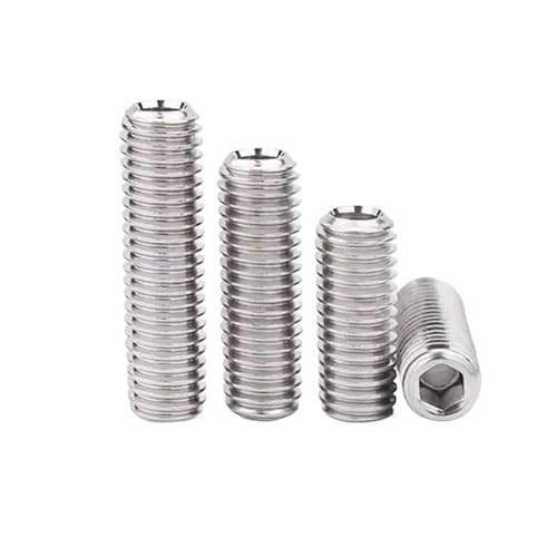 2個 M6 M8 M10 M12 M16 304 ステンレススチール 中空機械セットスクリュー(2pcs M6X16X3)