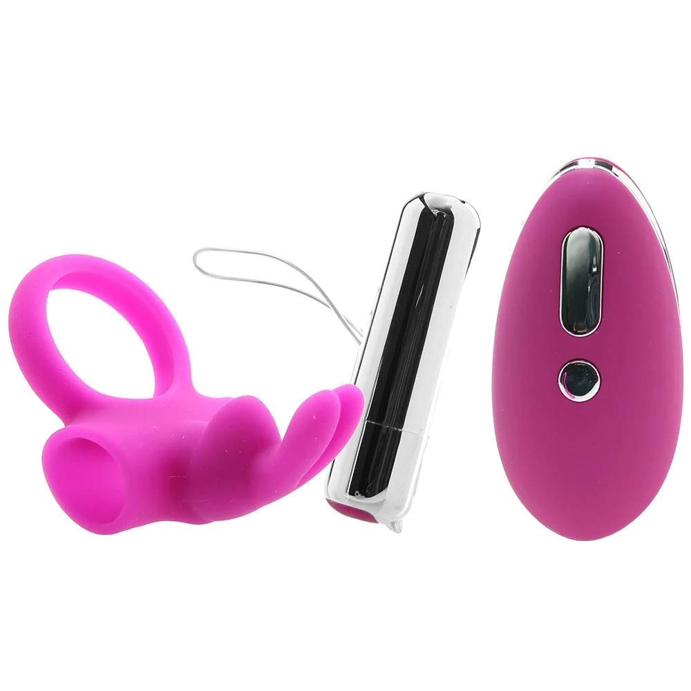 LoveHoney Happy Rabbit Usb Rechargeable Waterproof Remote Control Ring, Pink - 200 g