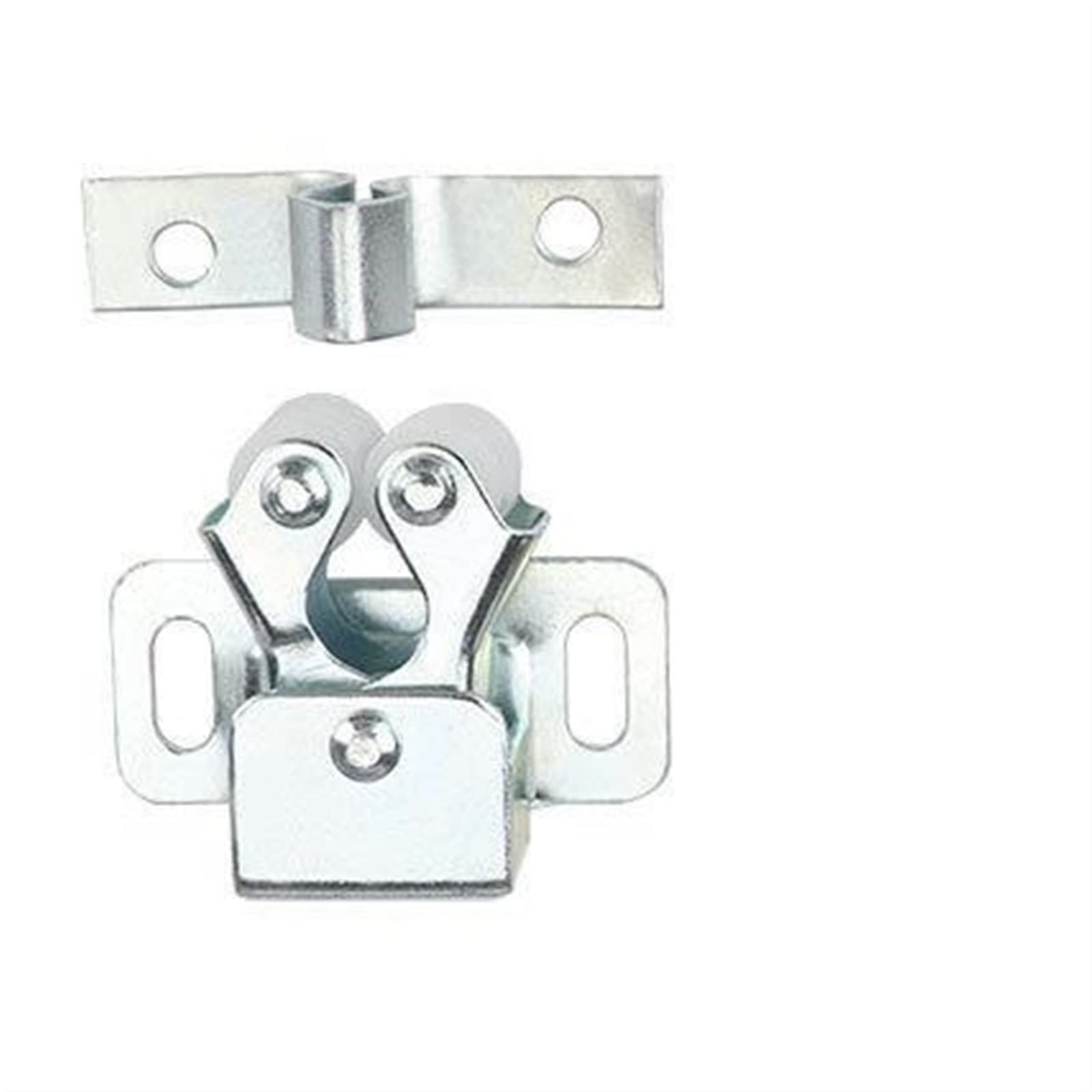 SFJSFIMQ Latch Lock Ball Roller Catches Cupboard Cabinet Door Latch Locks Hardware Tool Copper Double Roller Catch