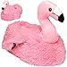 alles-meine.de GmbH Hausschuhe / Pantoffel - Flamingo - Vogel - Größe Gr. 33 / 34 / 35 / 36 EU _ schön warm _ Plüschhausschuh / Kuschel / Tier - Tiere - für Kinder & Erwachsene -..