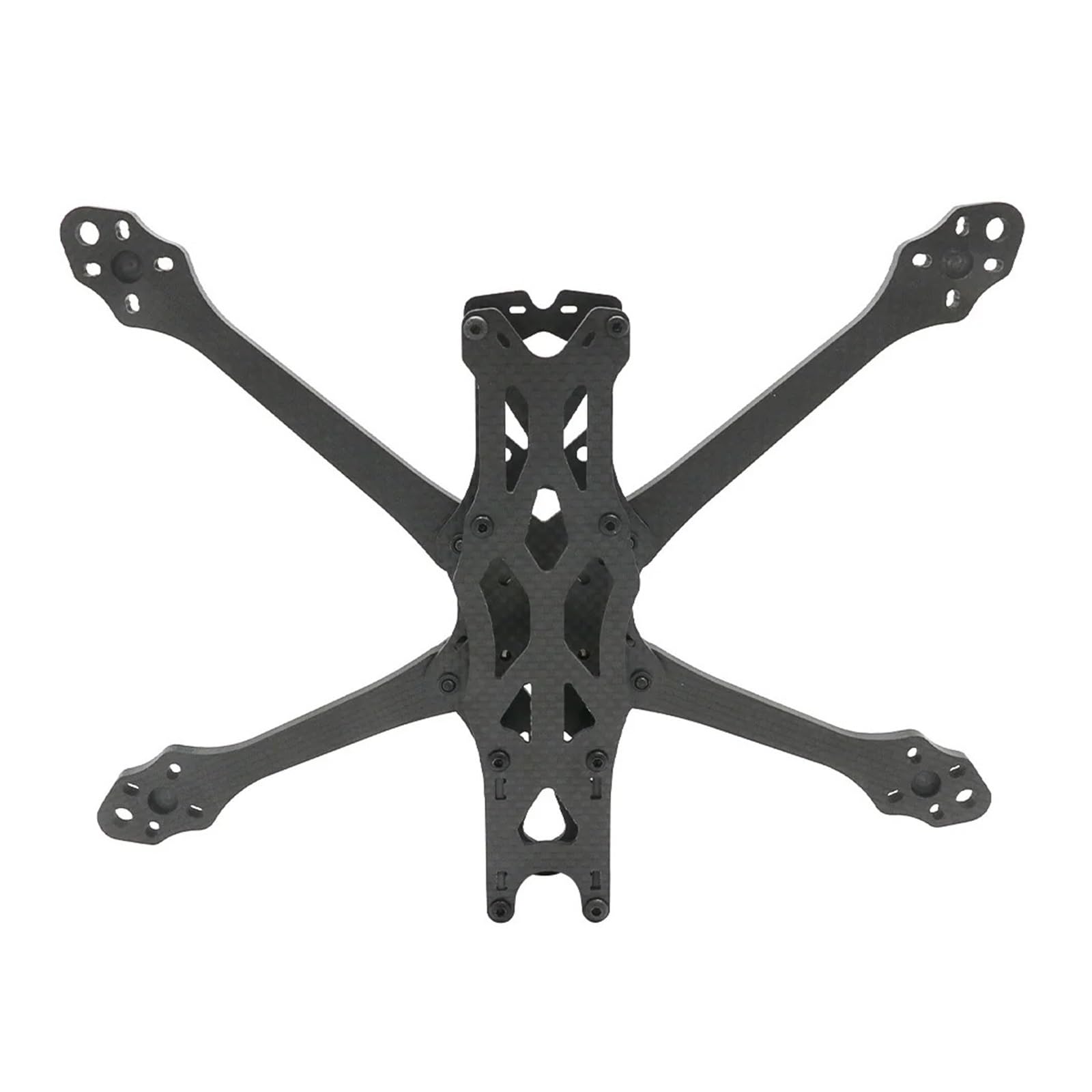 Kit telaio drone, braccio 5.5mm, passo 240mm | Kit telaio drone racing, fibra di carbonio, piastra sup. 2.0mm, inf. 2.5mm(With Print)