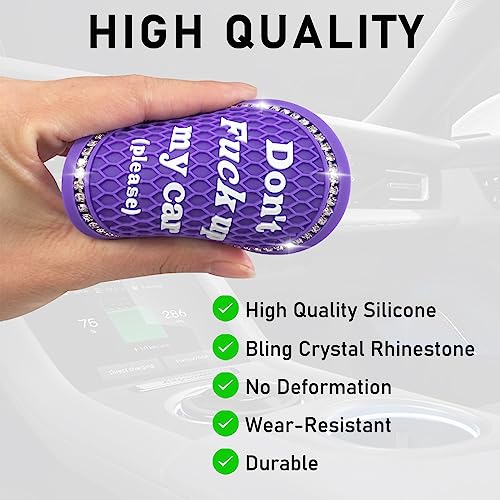 Kewucn 2 Pack Bling Portavasos para Auto, 2.75 in miniatura 6