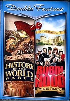 DVD Double Feature - History of the World Part 1 and Robin Hood Men in Tights Book