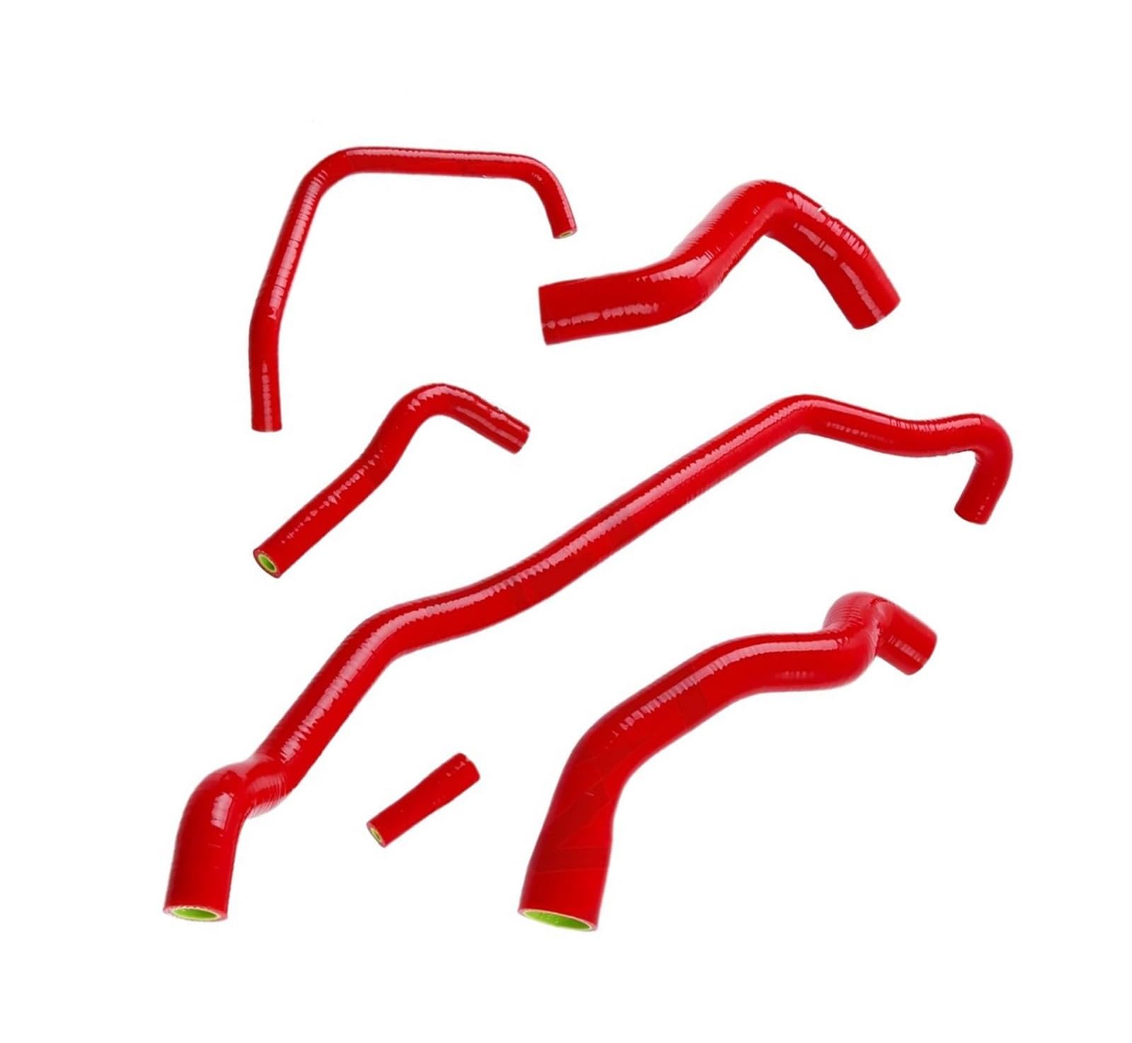 Chefru Red Water Coolant Pipe Compatible With Alfa For Romeo For Mito Qv For Quadrifoglio For Verde Silicone Coolant Radiator Hose Intercooler Pipe Tube Kit(Red)