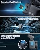 DYNACAM Dash Cam Front and Rear 4K+1080P, Dash Cam Inserted 64GB SD Card, Built-in WiFi Dash Camera for Cars, Super Night Vision Dashcam, 24H Parking Mode, G-Sensor, Loop Recording Car Camera - Image 7