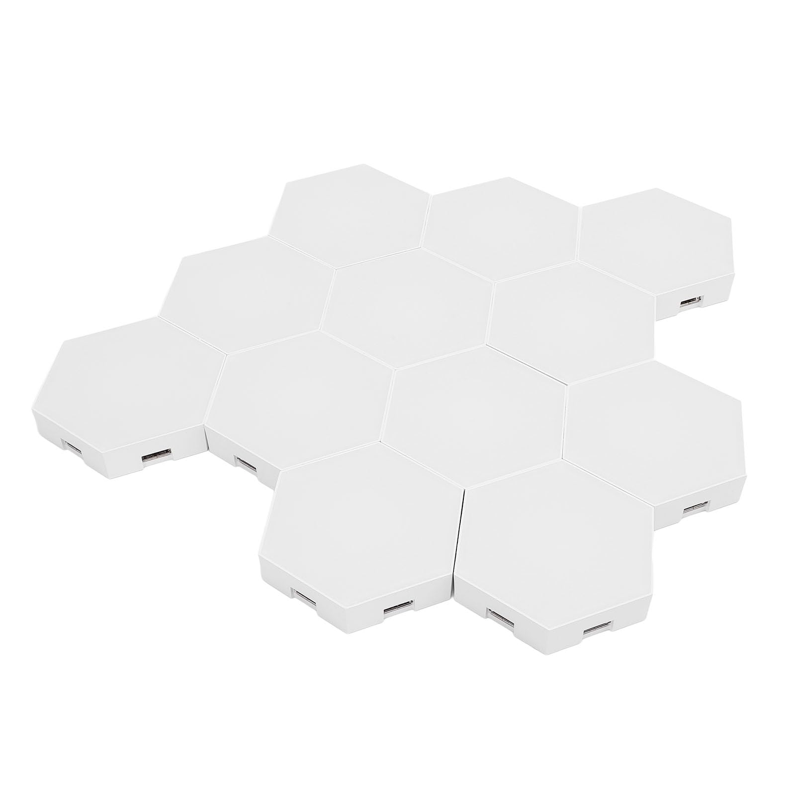 Ensemble de 12 Panneaux Lumineux Hexagonaux, Lumières de