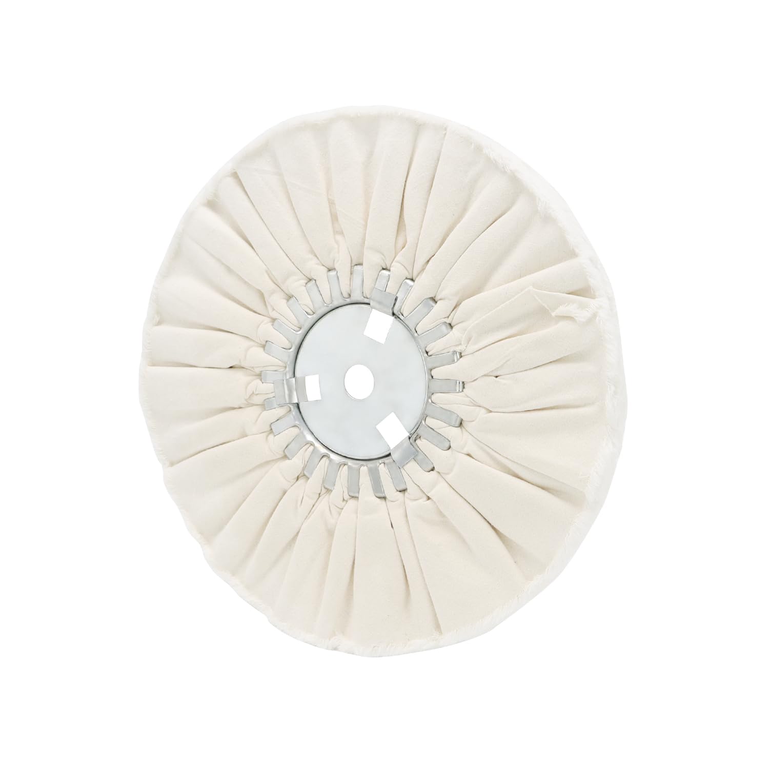 10'' x 5/8'' 16Ply Fine Airway Buffing Polishing Wheel, White Cotton Polishing Wheel, for Metal, Automotive Surfaces-1PC
