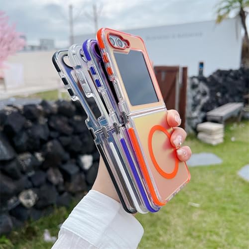 Coque antichoc Galaxy Z Flip5 orange protection rigide