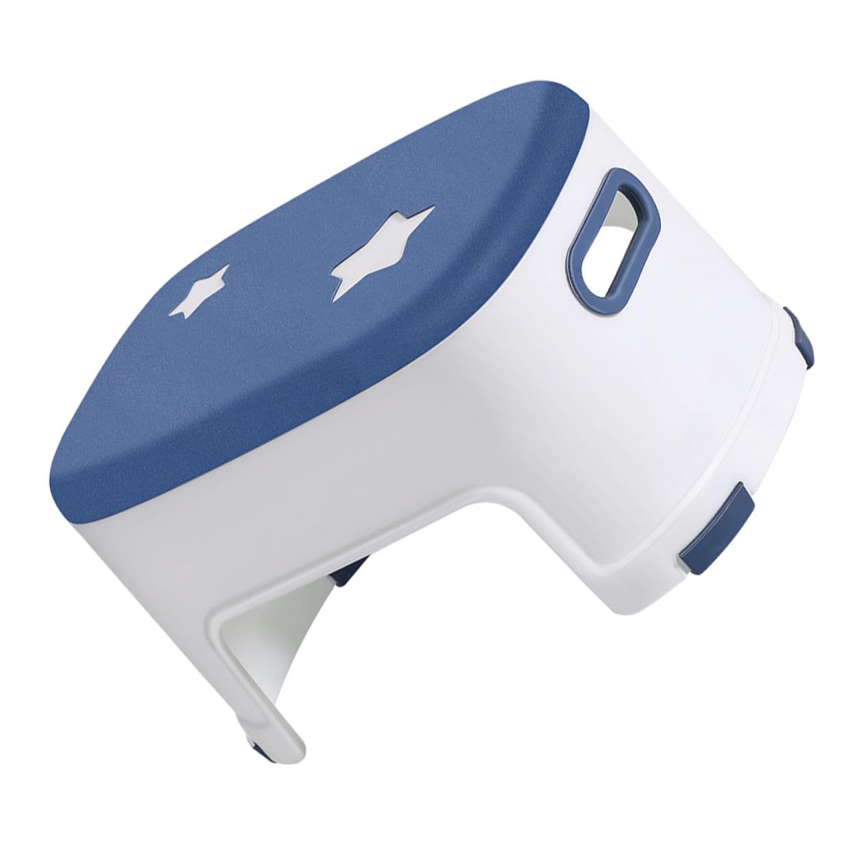 ORFOFE Ergonomischer Tritthocker für Badezimmer mit Rutschfester Unterseite Vielseitiger Sitz Trittstuhl Belastbar und Sicher für Erwachsene für Toilette und Schlafzimmer