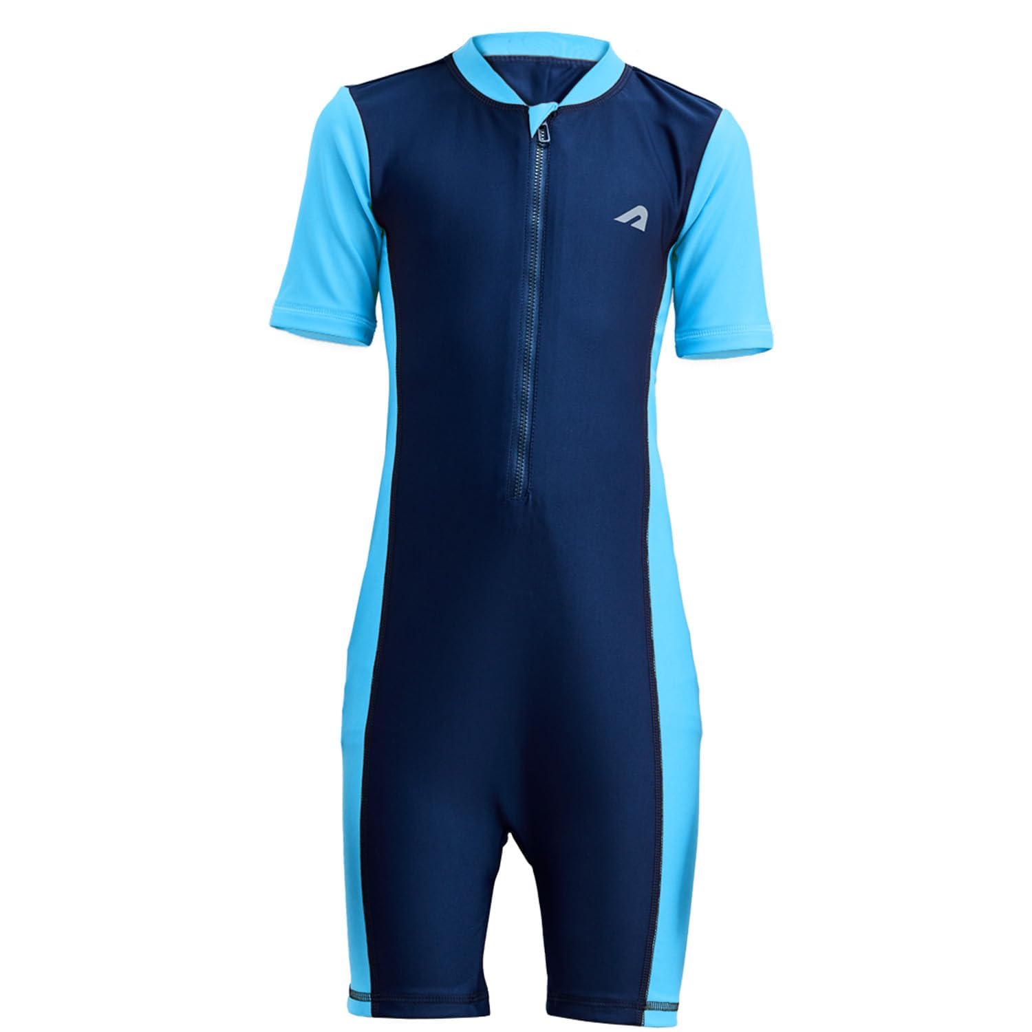 Boldfit Swimming Cosume for Kids Dress One Piece Costume for Boys Full Length Swim Suit for Boys, Diving Kids Quick Dry Body Suit Blue