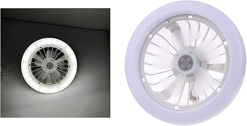 Miniatura 3 de hejhncii Ventilador de techo 10 "Smart 3 Blade Ventiladores de techo con luz y control remoto regulable LED Ventiladores de techo ventilador de