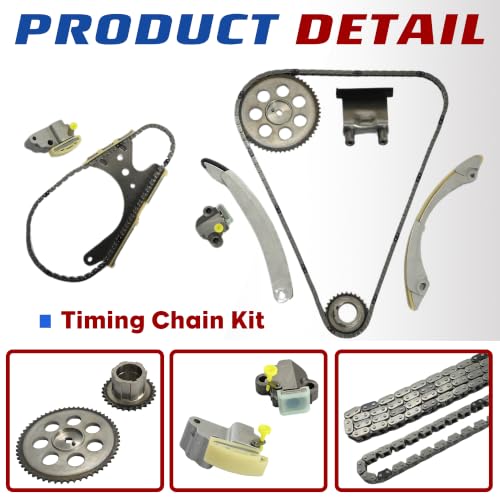 Image of 3.7L Timing Chain Kit w /Full Head Gasket Set OE# TK3138,90195SA,HS26390PT | Fit For Chevy Colorado GMC Canyon 2007-2012 Hummer H3 H3T 2007-2010 Isuzu i-370 2007-2008