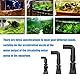 3 Stück Aquarium-Wasserauslass Entenschnabel aus Kunststoff, 360° verstellbar, drehbarer Wasserauslass, Aquarium-Auslassdüse, Gelenktank, Wasserauslassrohrverschraubung für Aquarien,
