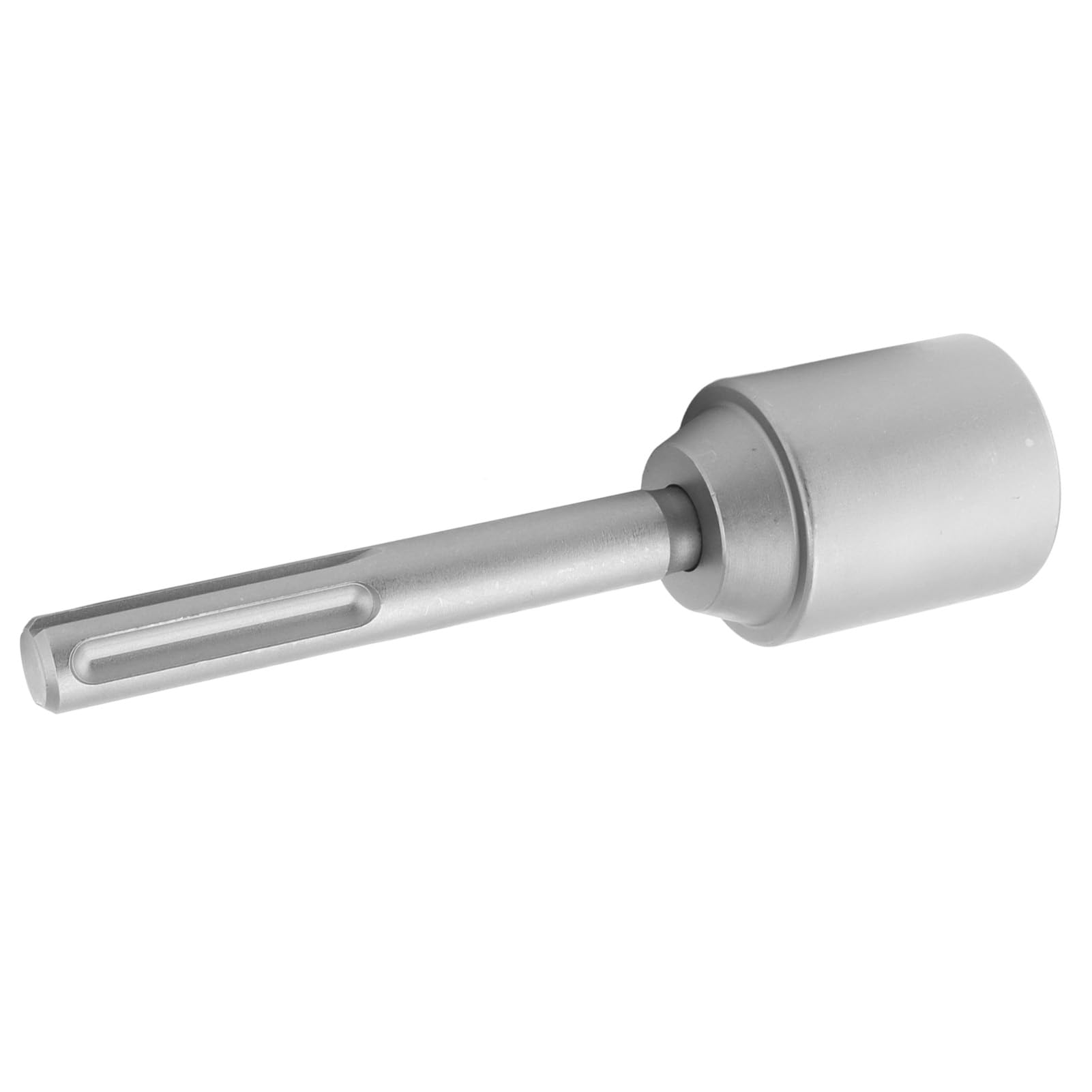 Driver Palo a T SDS Plus 45mm, Punta Trapano Percussione per Asta Terra Recinzione, Acciaio 40Cr 0 Deformazioni 0 Rotture, per Installazione Pali Tondi Professionali