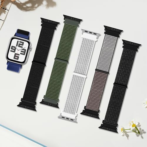 ONFNZ 6 Pack Nylon Bands Compatible with Apple Watch Bands for Women Men by ONFNZ - Used condition - Image 2