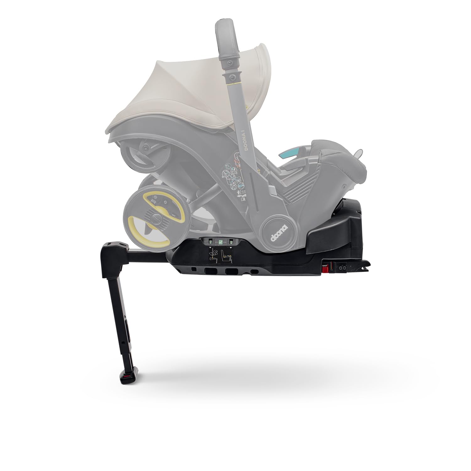 Doona i Baby Car Seat Isofix Base - Isofix Installazione Set i - Caratteristiche Indicatore di installazione per confermare che il seggiolino auto sia bloccato in posizione