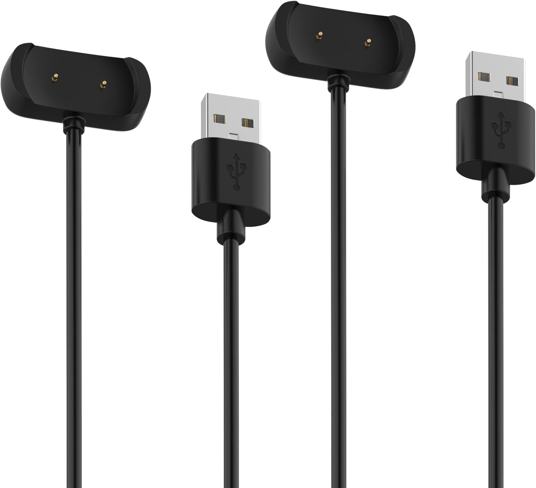 Chofit Compatible with Amazfit T-Rex Ultra/T-Rex 2/GTR 4/GTR 3/GTS 4/GTS 3 Charging Cable 3.3ft USB Portable Magnetic Replacement Charger Cord Dock for Amazfit T-Rex Ultra Charger (2PACKS)