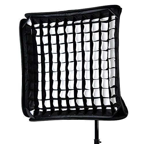 Godox S2 Speedlite Bracket 32"X 32" 80Cmx80Cm Softbox Grid Kit, Godox Softbox Bowens Mount For Godox V1, Ad200Pro, Ad200, Ad400Pro, V860Ii Series, Tt350 Series, W/Diffuser #TOP2