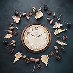 Bernhard Products Vintage Brown Wall Clock Silent Non Ticking 10 Inch Quality Quartz Battery Operated Round Decorative Easy to Read for Home Kitchen Living/Dining Room Bedroom Office Classroom School - Image 2