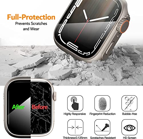 Image of Meyaar Tough PC Case for Apple Watch Series 11 /10 46mm, Change to Ultra Look Cover [Turning into Ultra 2 /1 Upgrade] Converter Case with Screen Protector for iWatch Series 11 /10 (46mm (Series 11 /10))