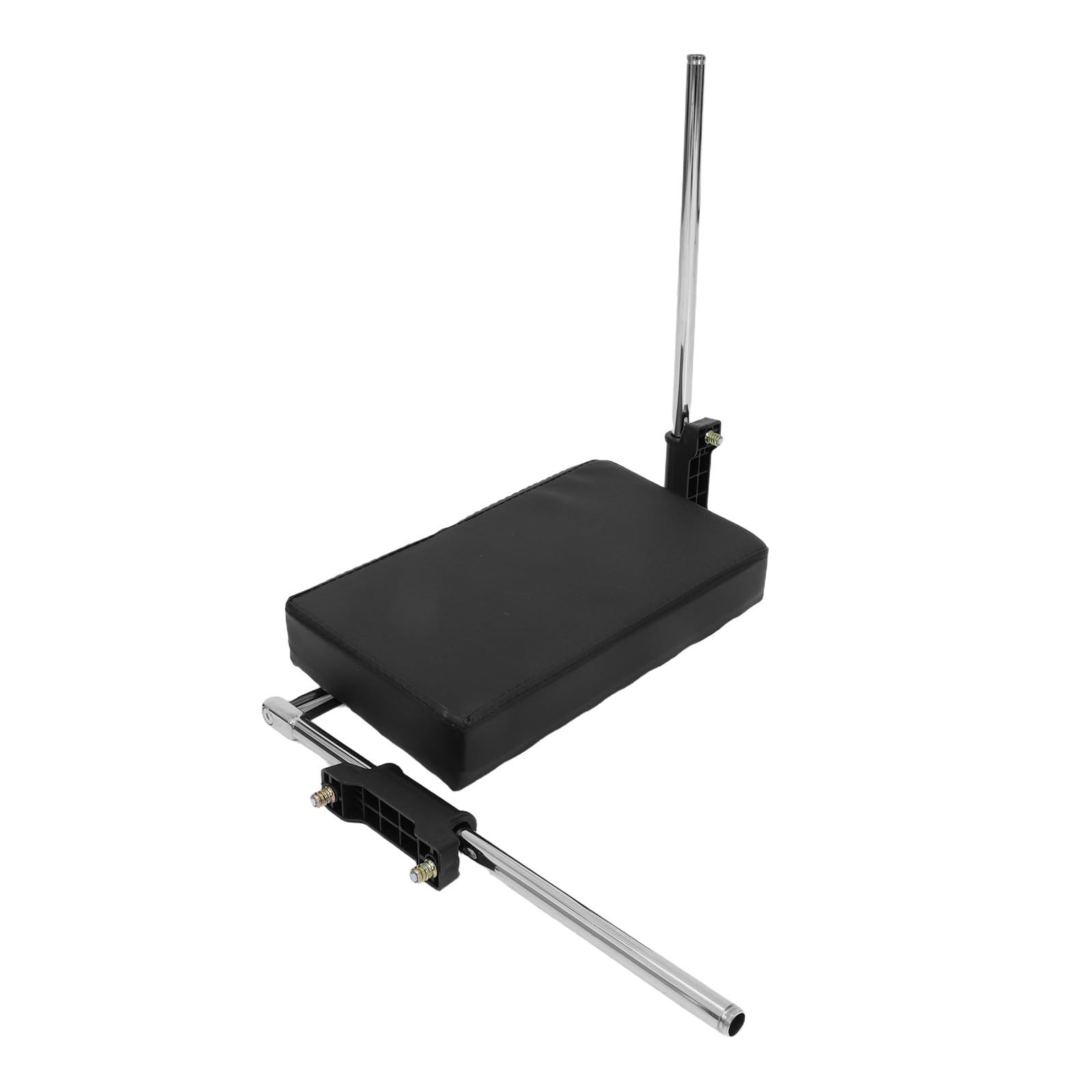 GALPADA Reposapiés para Silla de Oficina, Reposapiés bajo Acolchado de Espuma, Hierro y Plástico, Negro, para Sillón para Dormir, Oficina y Sillas Gaming