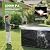 UIRWAY 600D Rectangular Outdoor Furniture Covers-Upgraded 5 Layers Tough Oxford Fabric Waterproof Patio Table Cover for Table and Sofas with Triple-Layer Windproof Design Fits 111" L × 84" W × 28" H