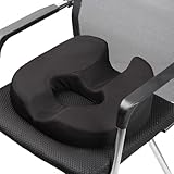 HechoVinen Donut Sitzkissen,Sitzkissen Hämorrhoiden Orthopädisch Donut Kissen aus Memory-Schaum,Ergonomisches Steißbeinkissen für Autos und Bürostühle Rollstühle Sitzkomfort