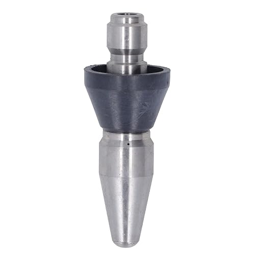 Boquilla para lavadora a presión, boquilla puntiaguda de alta eficiencia de acero inoxidable 5000PSI para exteriores (cabeza grande trasera 3