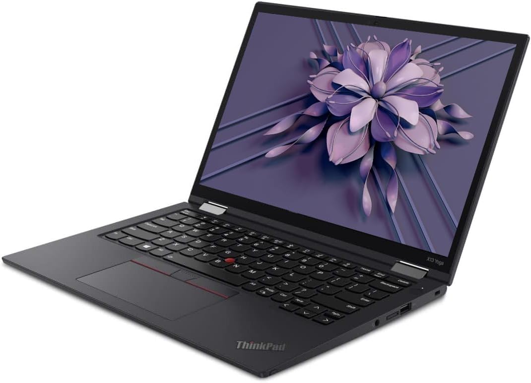 Lenovo ThinkPad X13 Yoga Gen 1 Ordinateur portable 13,3" FHD 2 en 1 avec écran tactile, Intel Core i7-10610U, 16 Go de RAM, SSD 256 Go, clavier QWERTY japonais, Windows 11 Pro (reconditionné)
