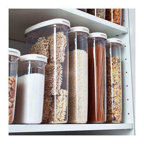 Relaxdays Set Da 4 Barattoli Per Alimenti, Recipienti In Vetro Con Coperchio Acciaio Inox 1000 Ml Trasparente Argentato 85214838