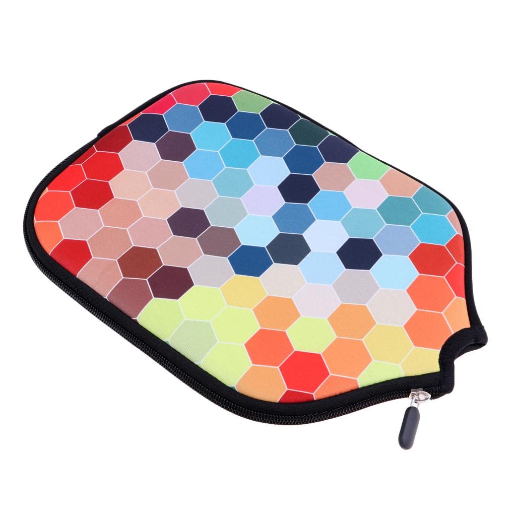 Housse De Raquette Pickleball En Néoprène – 30x22,5 Cm – Imperméable, Antichocs, Fermeture Éclair – Protection Et Rangement