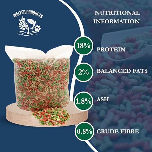 Walters Variety Sticks 40L Bag for Goldfish, Koi, Carp and all Cold Water Pond Fish. Balanced complete lightweight floating pond fish food with natural ingredients. 3kg bag - Image 4