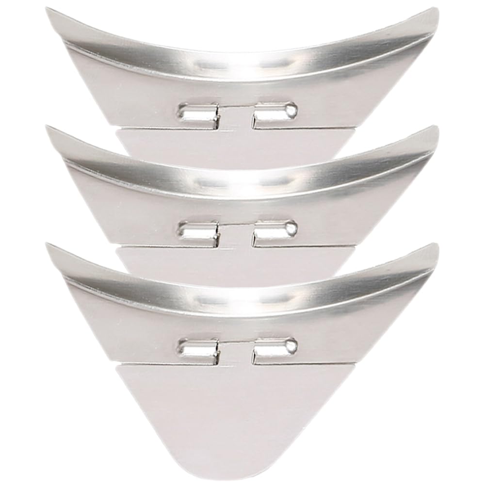 Alipis 3pcs Kettle Cover Glass Water Pitcher Kettles Accessories Water Kettle Spout Caps Boiling Kettle Spout Covers Nozzle Stainless Steel Silver Household Electric Kettle Cover