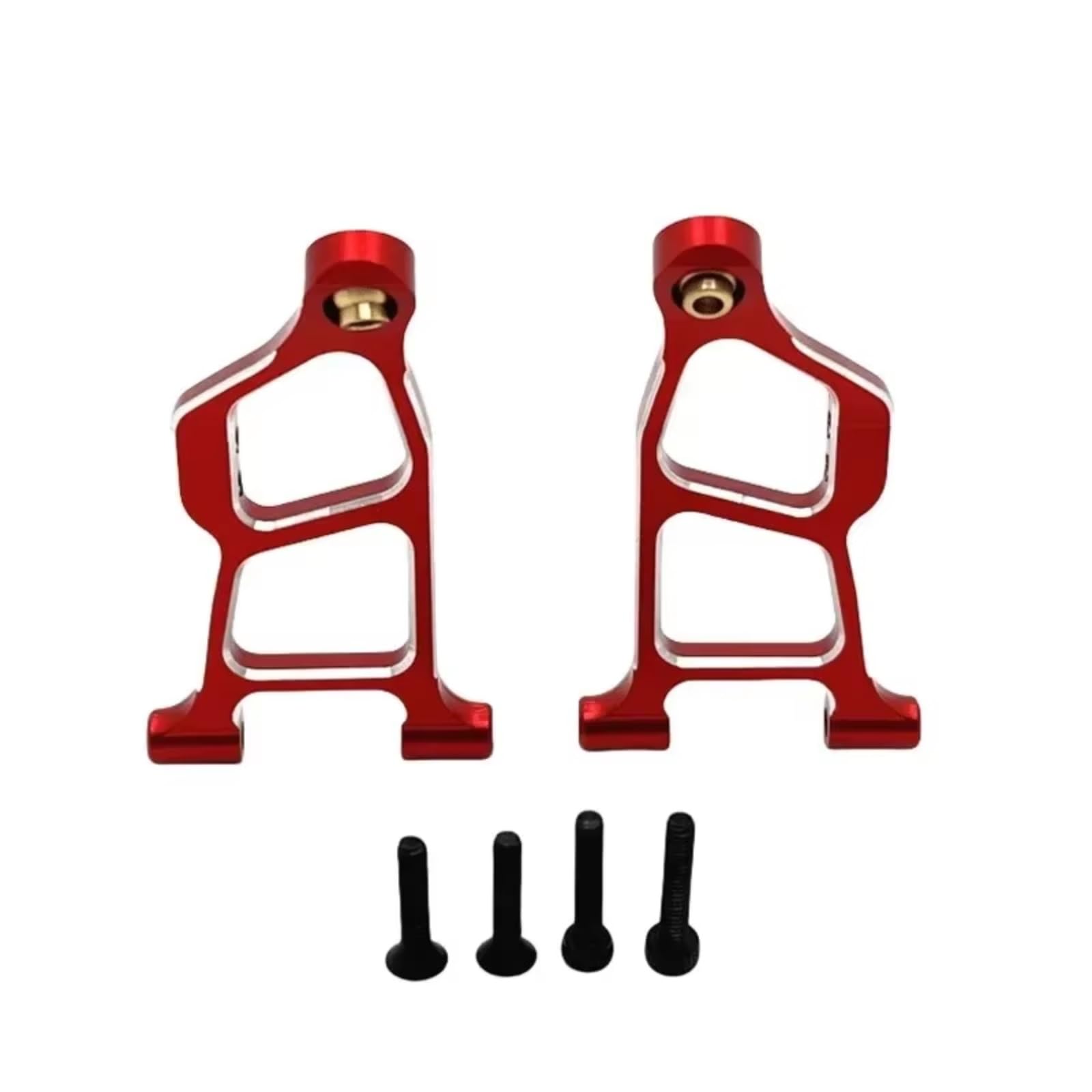 RC Modelli Parti Braccio Anteriore Inferiore In Metallo Per MJX Per Hyper GO 14211 1/14 RC Modello Auto Camion Cingolato Per Buggy Aggiornamenti Parti Accessori(Red)