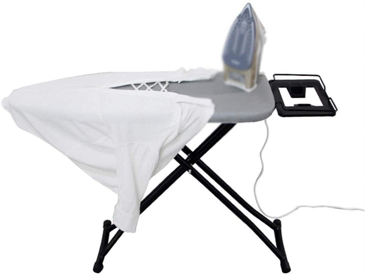 Tabla de Planchar, Herramientas de Planchado para el hogar, con Soporte de Hierro Ajustable Tabla de Planchar de Metal para hoteles Dormitorio Centro de lavandería Mesa de Planchar Plegable