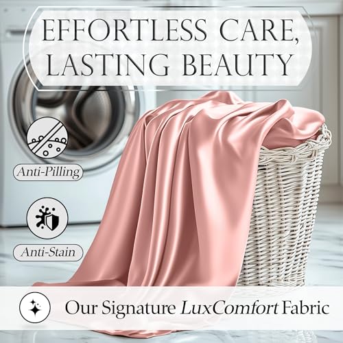 Image of DECOLURE Satin Sheets Full Size | Softer Than Silk | Luxury 4 Pc Bed Set
